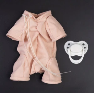 Kit de suministro de reparación de cuerpo de tela para muñecas renacidas hágalo usted mismo 3/4 extremidades + chupete - Imagen 1 de 13