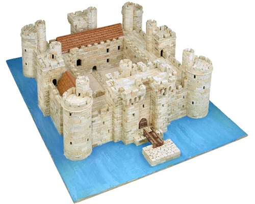 Aedes Ars Bodiam Castle 1014 Kit in Mattoncini