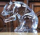Baccarat Crystal Yellowstone (Loet Vanderveen) Bear -Large, Perfect Condition!