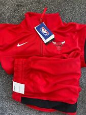 BNWT NBA Nike Chicago Bulls Women’s Red Cropped Basketball Tracksuit RRP £129.99