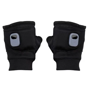 Wiederaufladbare Outdoor Fingerlose Handschuhe 360 Grad Beheizt Winter Winddicht SCHWARZ - Bild 1 von 11