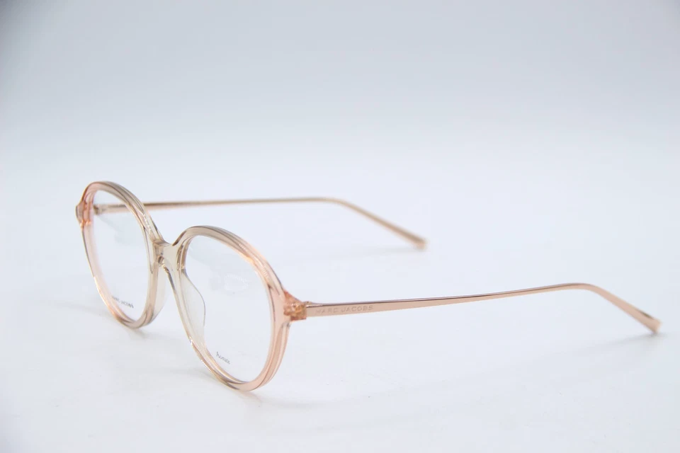 NOVO ÓCULOS MARC JACOBS 483 733 OURO CLARO BEGE ARMAÇÃO AUTÊNTICA 52-19 - Imagem 1 de 4