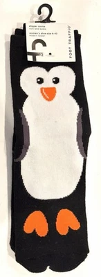 Calcetines antideslizantes Penguin para mujer talla 4-10 pies tráfico moda Foto 1 de 4