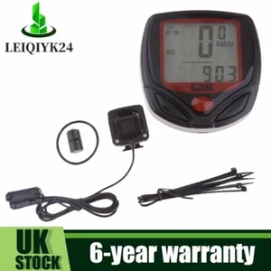 Universal Motorbike LCD Digital Speedometer Tachometer Odometer Gauge 12H/24H - Picture 1 of 13