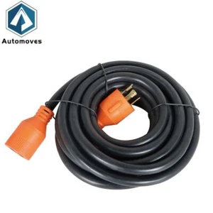 Cable de extensión de alimentación generador de 25 pies resistente a la intemperie L14-30P/R 30 amperios con bloqueo giratorio - Imagen 1 de 12