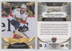 2022-23 Upper Deck MVP Super Script /25 Jonathan Huberdeau #28