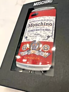 Moschino NIB Budwiser Beer iPhone 5/5s phone case Jeremy Scott authentic - Picture 1 of 3