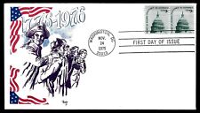 USA, SCOTT # 1591, MARG FDC COVER - 1975 DOME OF CAPITOL, RIGHT TO ASSEMBLE