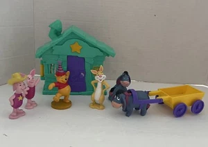 Winnie the Pooh figure/house/accessories lot - Bild 1 von 8