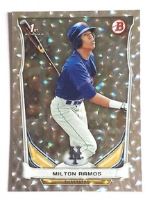 2014 Bowman Draft 1st Milton Ramos Silver Ice Parallel #dp84 Mets Rookie 