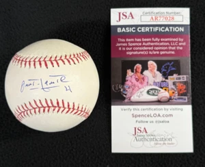 Béisbol OML firmado por Omar Infante certificado de autenticidad JSA - Imagen 1 de 7