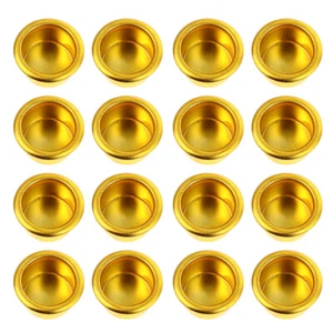 20 Pcs Aluminium Tea Light Cups Metal Candle Tealight Holders Stand Empty - Picture 1 of 12