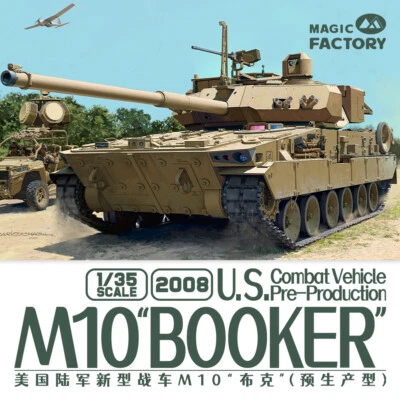 MAGIC FACTORY 2008 1/35 U.S Combat Vehicle Pre-Production M10 Booker Model KIt - Image 1 of 4
