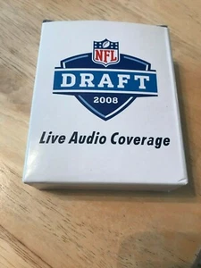 NFL DRAFT 2008 RADIO FM Artículo de promoción Cobertura de audio en vivo NUEVO en caja ¡Raro! - Imagen 1 de 9