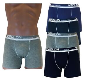 3 Pack Para Hombre Boxers Shorts Uk Size S-XL Negro Gris Azul Marino Calzoncillos Ropa interior adultos