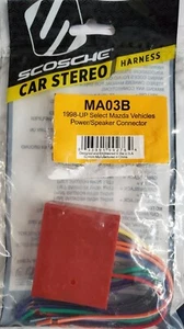 Scosche MA03B Radio Wiring Harness for 1998-Up Select Mazda Vehicles Speaker  - Picture 1 of 2