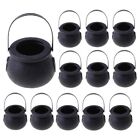 12Pcs  Candy Kettles Witch Skeleton Cauldron Holder Pot with Handle for5576