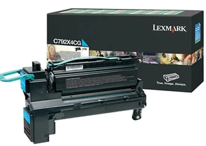 NEU Original Lexmark C792X4CG Tonerkassette Cyan mit hoher Kapazität - Bild 1 von 1