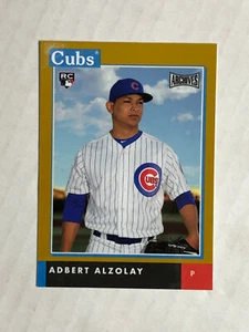 ADBERT ALZOLAY 2020 Topps Archives Snapshots GOLD SSP RC 05/10! RARE PARALLEL! - Picture 1 of 2