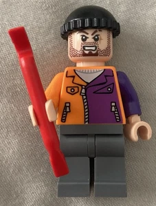 LEGO minifigure Henchman a due facce sh0021 DC Batman Super Heroes arancione viola - Foto 1 di 2