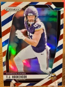 T.J. Hockenson 2024 Panini Football Red White Blue Prizm #188 Minnesota Vikings - Bild 1 von 2