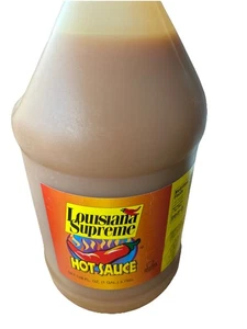 Louisiana supreme Hot Sauce  1 Gal / 128 FL.OZ Best 4/2025  Sealed - Picture 1 of 3