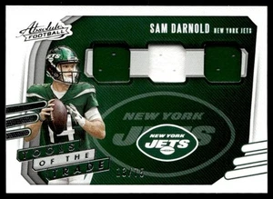 2020 Panini Absolute Tools of the Trade Triple Sam Darnold 13/75 New York Jets - Picture 1 of 2