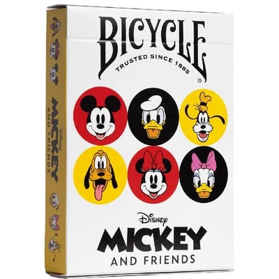 CARDSHOUSE Disney Mickey and Friends Spielkarten Fahrrad
