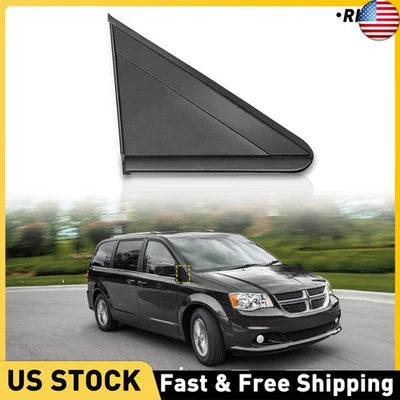 Apliques de bandera de espejo lateral derecho para Dodge Ram 2012-2015/2008-2020 Grand Caravan Foto 1 de 4