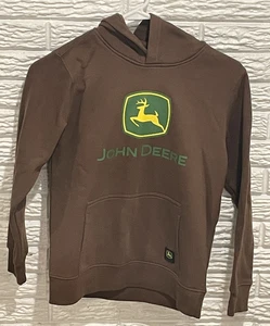 Sudadera John Deere Juvenil Mediana (8) Marrón Sudadera con Capucha Pullover Bolsa Bolsillo Capucha - Imagen 1 de 12