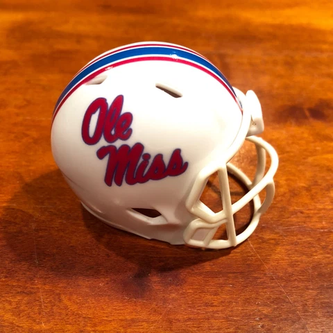 Ole Miss Rebels white Sugar Bowl new 2021 2022 custom pocket pro helmet Cover