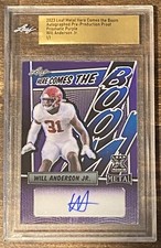 ‼️2023 Leaf Will Anderson Jr. RC Auto Slab #1/1 BAMA Houston Texan Prizm Purple