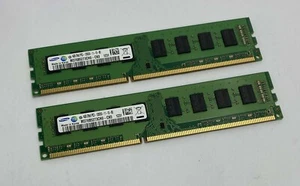 8GB (2 x 4GB) Samsung M378B5273CH0-CK0 PC3-12800U 1600MHz DDR3 Computer Memory - Picture 1 of 3