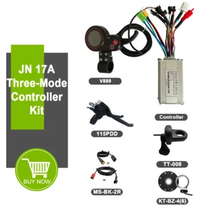 Elektrofahrrad Roller 17A Dreimodi Sinus Controller Kit mit V889 Display - Bild 1 von 19