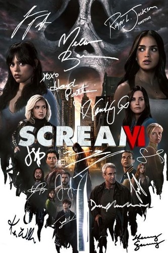 Scream VI, Scream 6 Reproduction/Preprinted Signed Autographed Photo ...