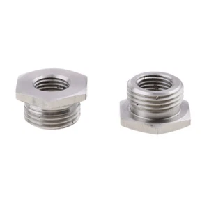 Steel Adapters Reduce 02 O2 Sensor Ports Bungs 18MM To 12MM Fits for Harley Plug - Picture 1 of 5