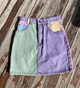 Vintage Girls Multicolor Skirt French Toast By Lollytogs Size 14 12x16 Youth S - Picture 1 of 3