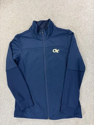 Georgia Tech Yellow Jacket Under Armour Campus Jacket (Women's Medium) Blue - Image 1 of 4