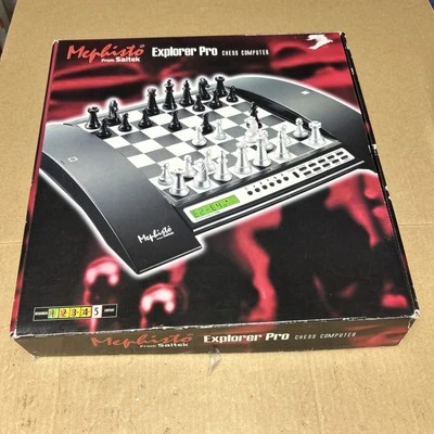 Computadora de ajedrez profesional Saitek Mephisto Explorer - Completa Foto 1 de 4