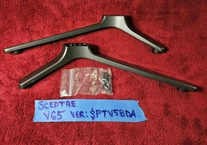 Sceptre V65 Ver: SPTV58DA Base Montaje Soporte Patas/Pies con Tornillos - Imagen 1 de 6