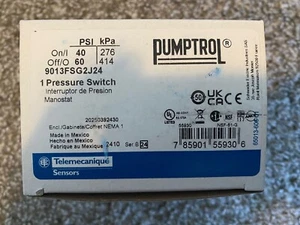 Schneider Electric (Telemecanique) 9013FSG2J24 Pressure Switch 40/60 PSI NEW - Picture 1 of 4