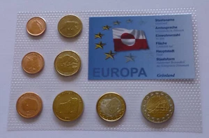 Denmark, Greenland Euro Pattern set 2004, Specimen-Probe-Essai-Prototype - Picture 1 of 4