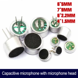 Mic Head Capacitive Electret Microphone Pickup Band Pin 6*5 9*7 4*1.5 6*2.2 MM - Picture 1 of 14