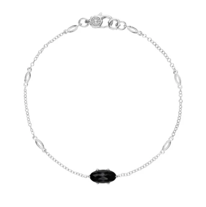Pulsera Tacori Stilver Ónix Ovalada Negra 7" Foto 1 de 4