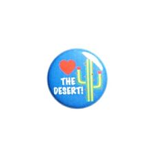 Love The Desert Fridge Magnet Arizona Flowering Cactus Saguaro Magnet 1" M89-4