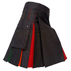 Handmade Pride Rainbow Hybrid Kilt utility Kilt & Custom Size Kilts