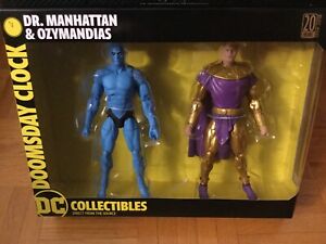 DC Collectibles Doomsday Clock Dr. Manhattan and Ozymandias Watchmen Figure
