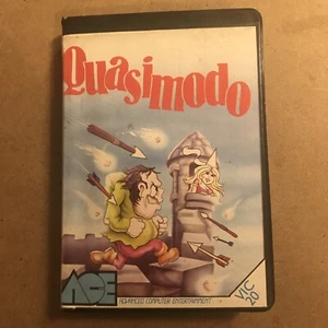 Commodore VIC 20 Game - Quasimodo - Rare - Clamshell Case - Picture 1 of 6