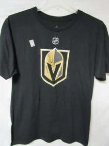 Vegas Golden Knights Men's Size Large Adidas The Go-To Tee Shirt Black A1 31 - Picture 1 of 3