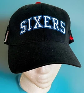 Nike Philadelphia 76 Sixers Hat Flexfit Vintage Y2K NBA - Picture 1 of 9